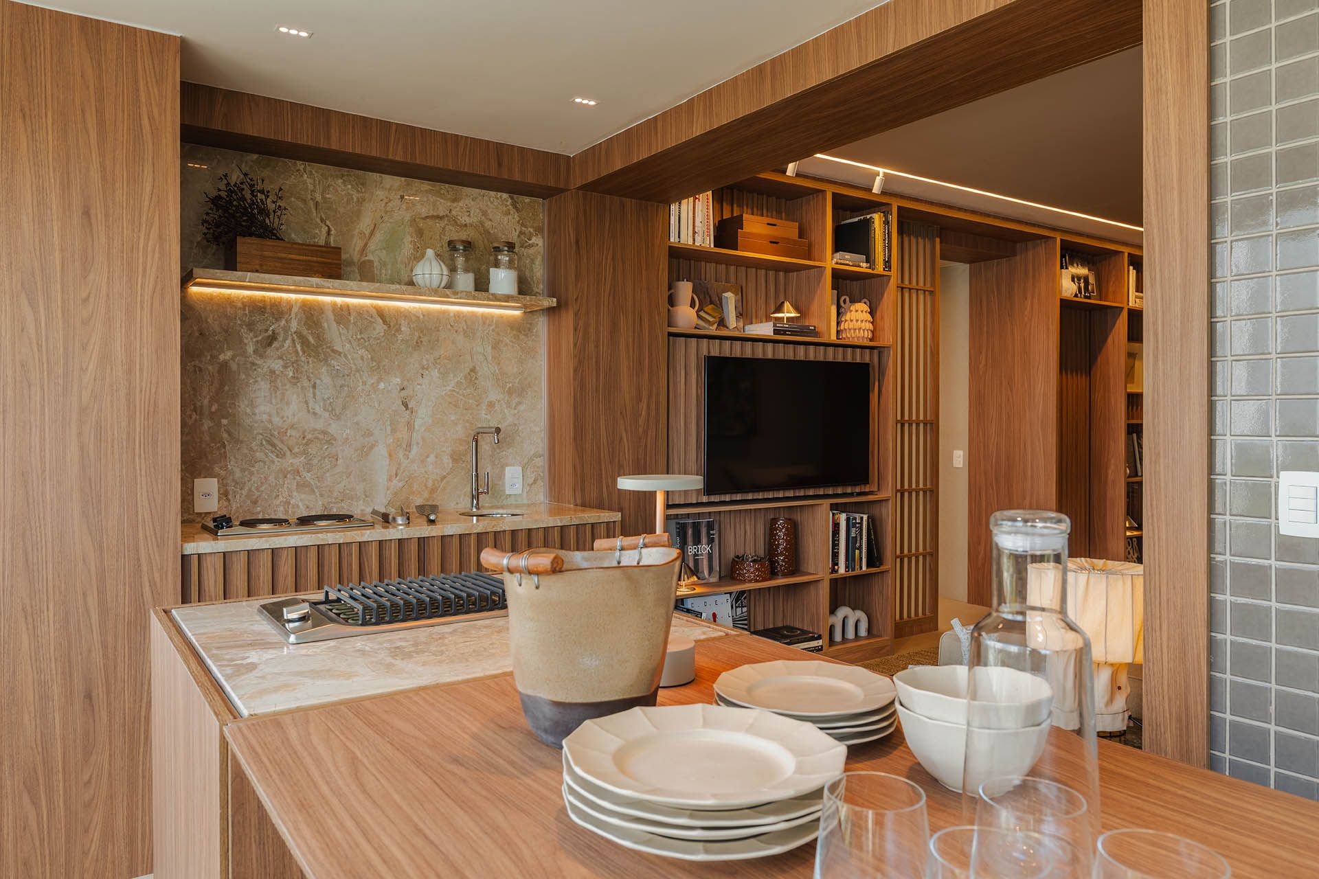 Sala Gourmet Ilha Pura por Artefacto
